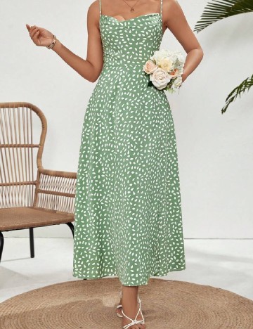 Rochie lunga SHEIN, verde