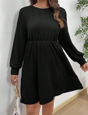 Rochie scurta SHEIN CURVE, negru