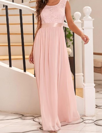 Rochie lunga Ever-Pretty, roz