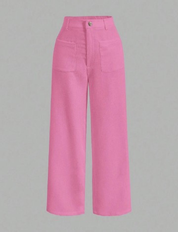 Pantaloni SHEIN, roz