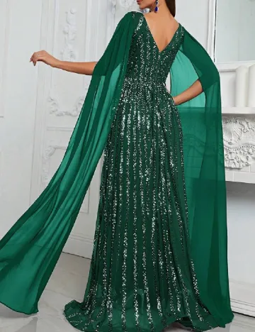 Rochie lunga Giffniseti, verde Verde