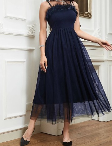 Rochie lunga SHEIN, bleumarin