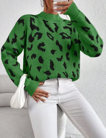 Pulover SHEIN, verde Verde