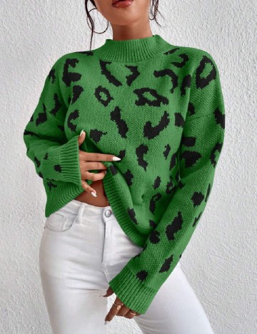 Pulover SHEIN, verde