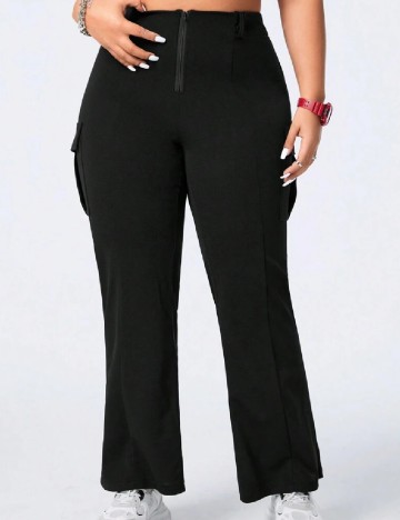 Pantaloni SHEIN CURVE, negru