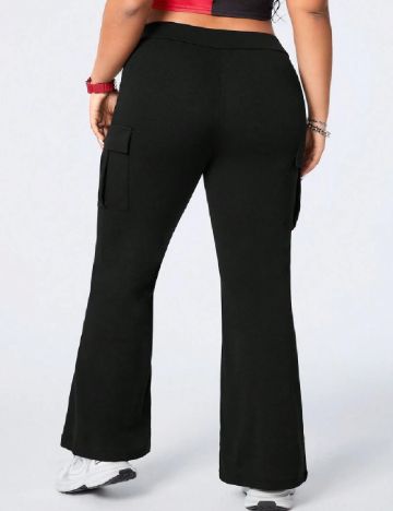 Pantaloni SHEIN CURVE, negru