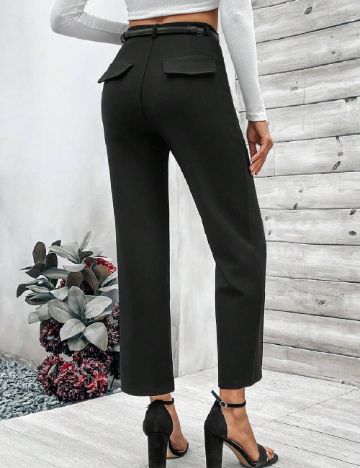 Pantaloni SHEIN, negru