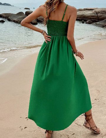 Rochie medie SHEIN, verde