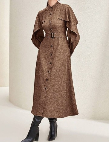 Rochie medie SHEIN, maro