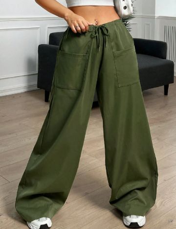 Pantaloni SHEIN, verde