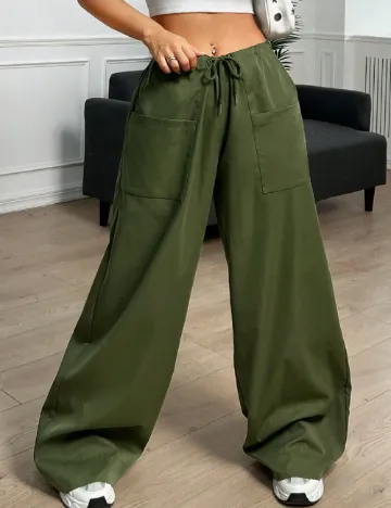 Pantaloni SHEIN, verde Verde