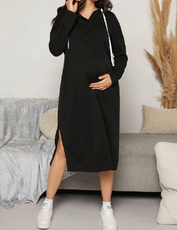 Rochie medie SHEIN Maternity, negru