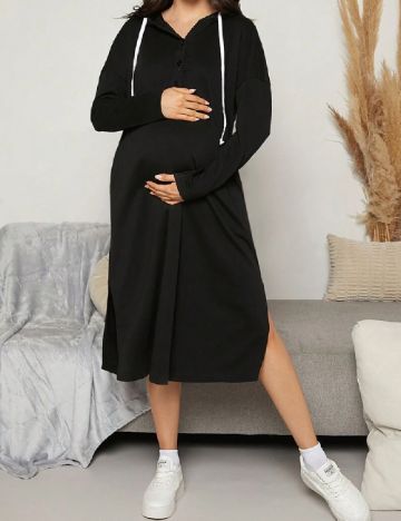 Rochie medie SHEIN Maternity, negru