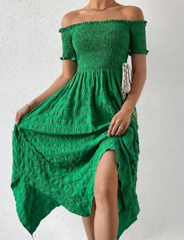 Rochie medie SHEIN, verde