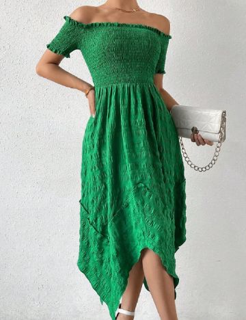 Rochie medie SHEIN, verde