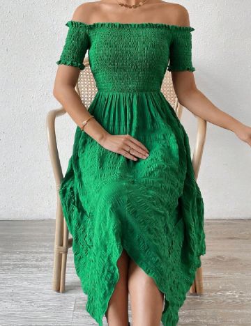 Rochie medie SHEIN, verde