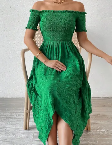 Rochie medie SHEIN, verde Verde