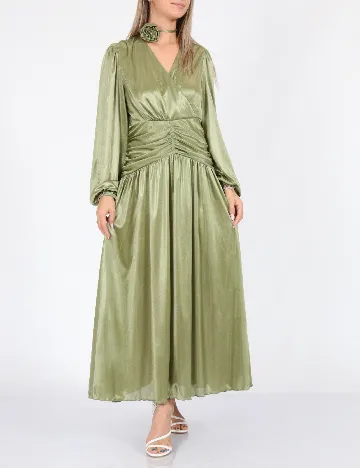 Rochie medie SHEIN, verde Verde