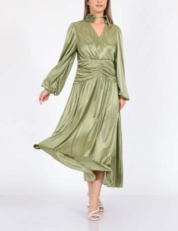 Rochie medie SHEIN, verde