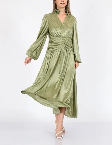 Rochie medie SHEIN, verde Verde