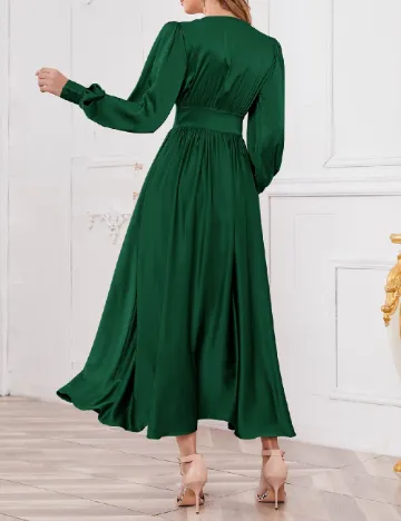 Rochie lunga SHEIN, verde Verde