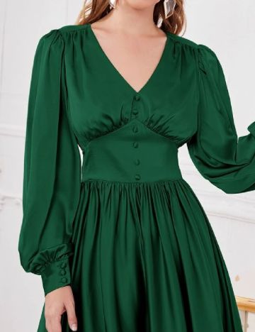 Rochie lunga SHEIN, verde