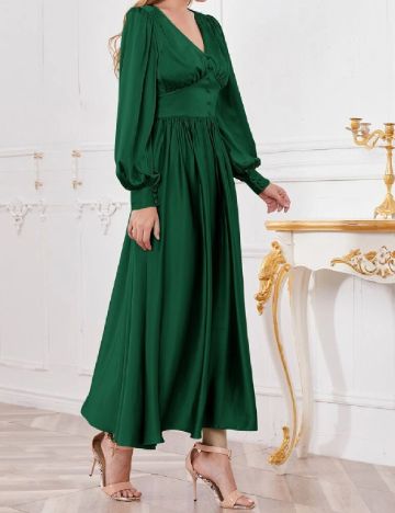 Rochie lunga SHEIN, verde