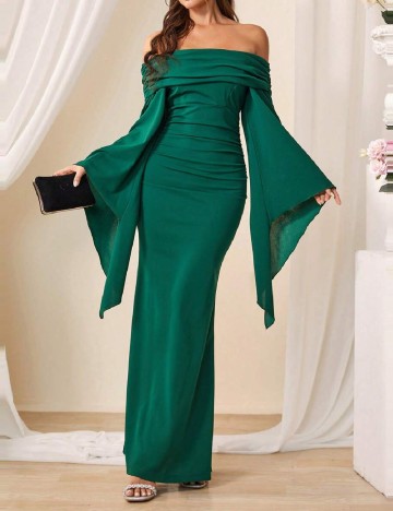 Rochie lunga SHEIN, verde