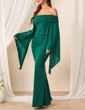 Rochie lunga SHEIN, verde