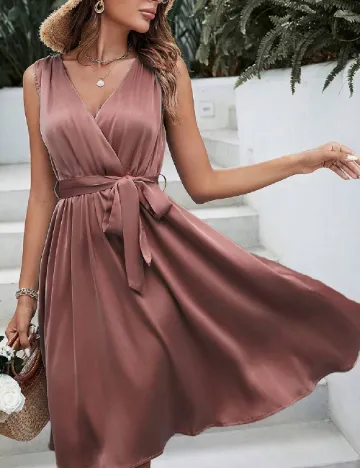 Rochie scurta SHEIN, roz pudra Roz
