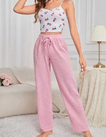 Set pijamale SHEIN, alb/roz Alb