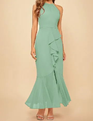 Rochie medie SHEIN, verde Verde