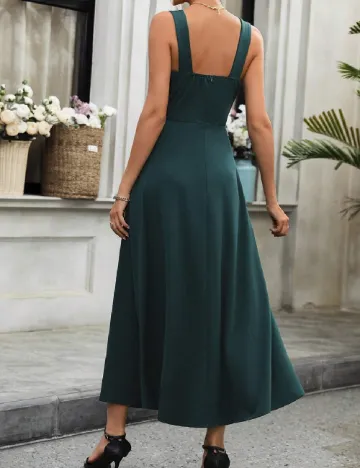 Rochie lunga SHEIN, verde Verde