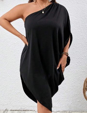 Rochie scurta SHEIN CURVE, negru