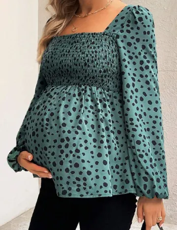 Bluza SHEIN Maternity, verde Verde