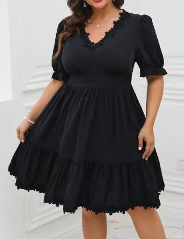 Rochie scurta SHEIN CURVE, negru Negru