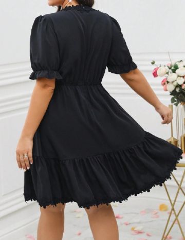 Rochie scurta SHEIN CURVE, negru