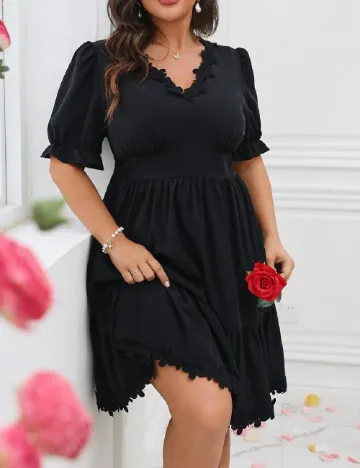 Rochie scurta SHEIN CURVE, negru Negru