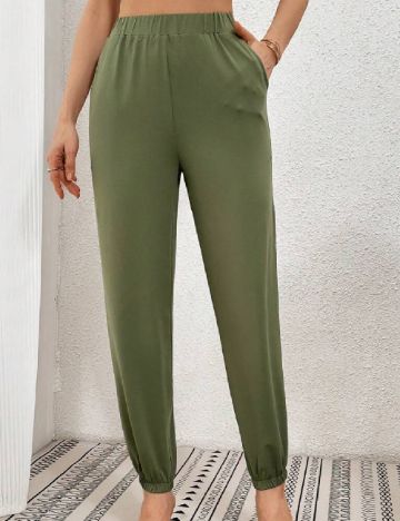 Pantaloni SHEIN, verde