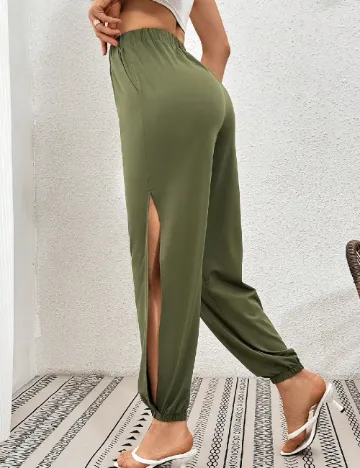 Pantaloni SHEIN, verde Verde