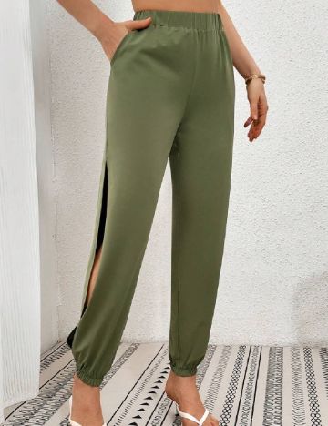 Pantaloni SHEIN, verde