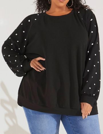 Bluza SHEIN CURVE, negru