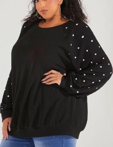 Bluza SHEIN CURVE, negru