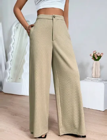 Pantaloni SHEIN, kaki Verde