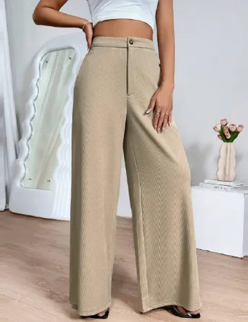 Pantaloni SHEIN, kaki Verde