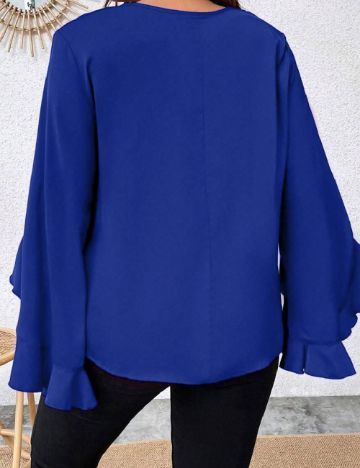 Bluza SHEIN CURVE, albastru