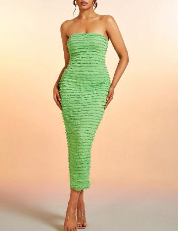 Rochie lunga SHEIN, verde