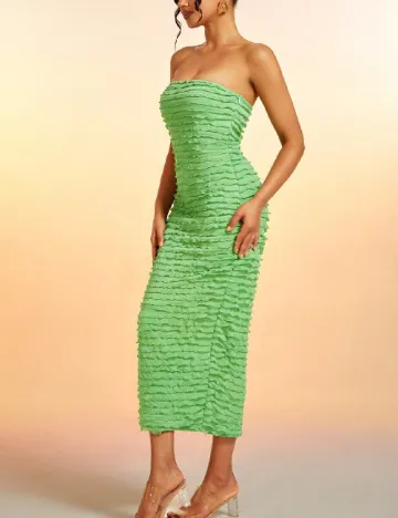 Rochie lunga SHEIN, verde Verde