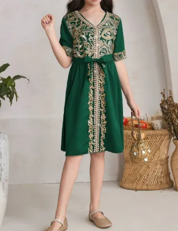 Rochie Shein Kids, verde Verde