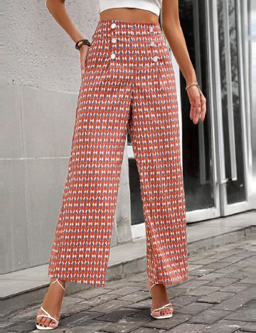 Pantaloni SHEIN, maro